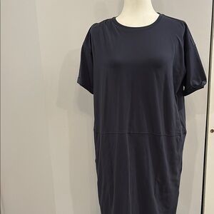 Eileen Fisher Dark Navy T-Shirt Dress PS